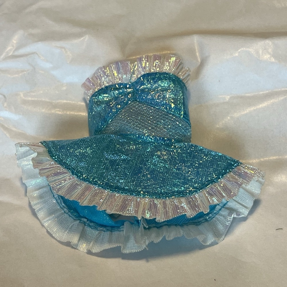 1995 BARBIE FOAM N COLOR BLUE DRESS Vintage Aqua Water Bubble Tutu 90s